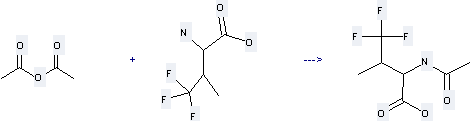 Valine,4,4,4-trifluoro- can be used to produce γ,γ,γ-Trifluoro-valine 